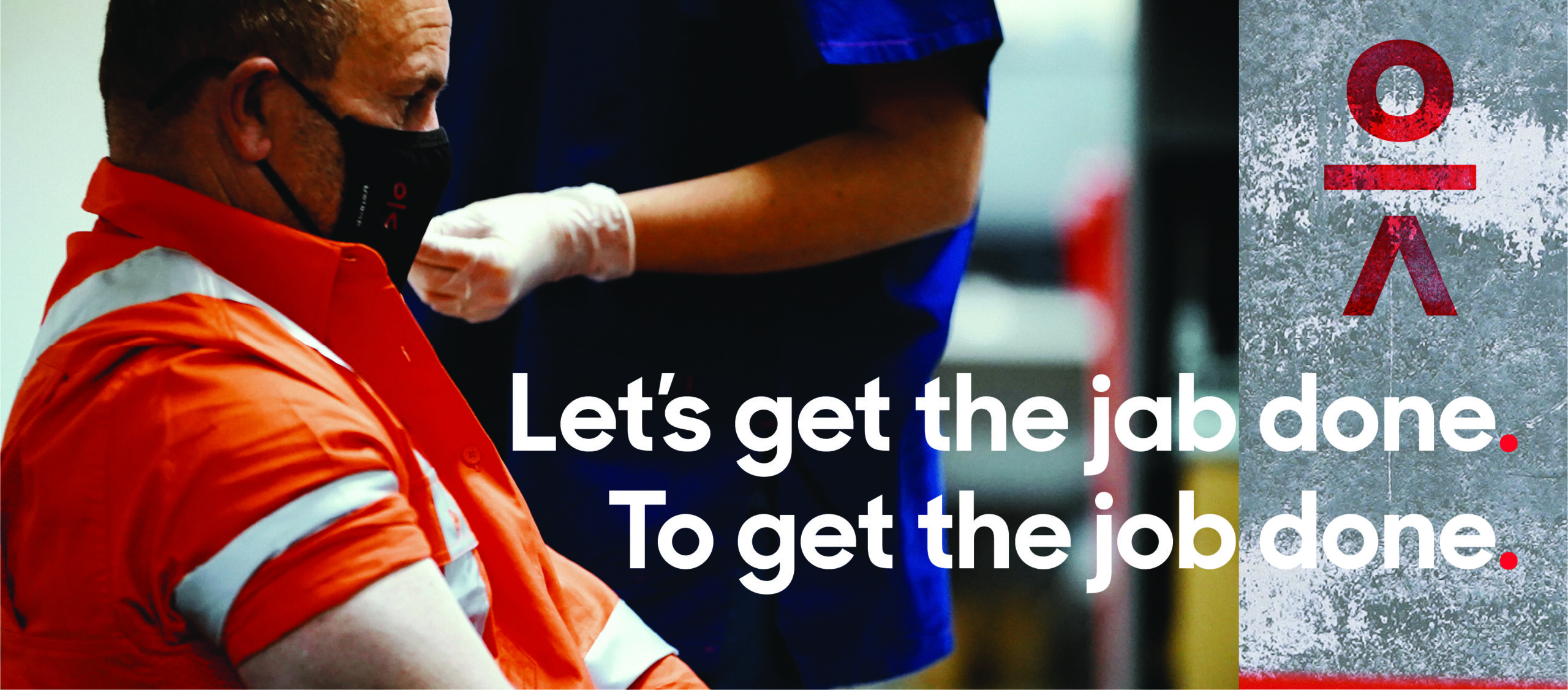 1. Get the jab done. To get the job done