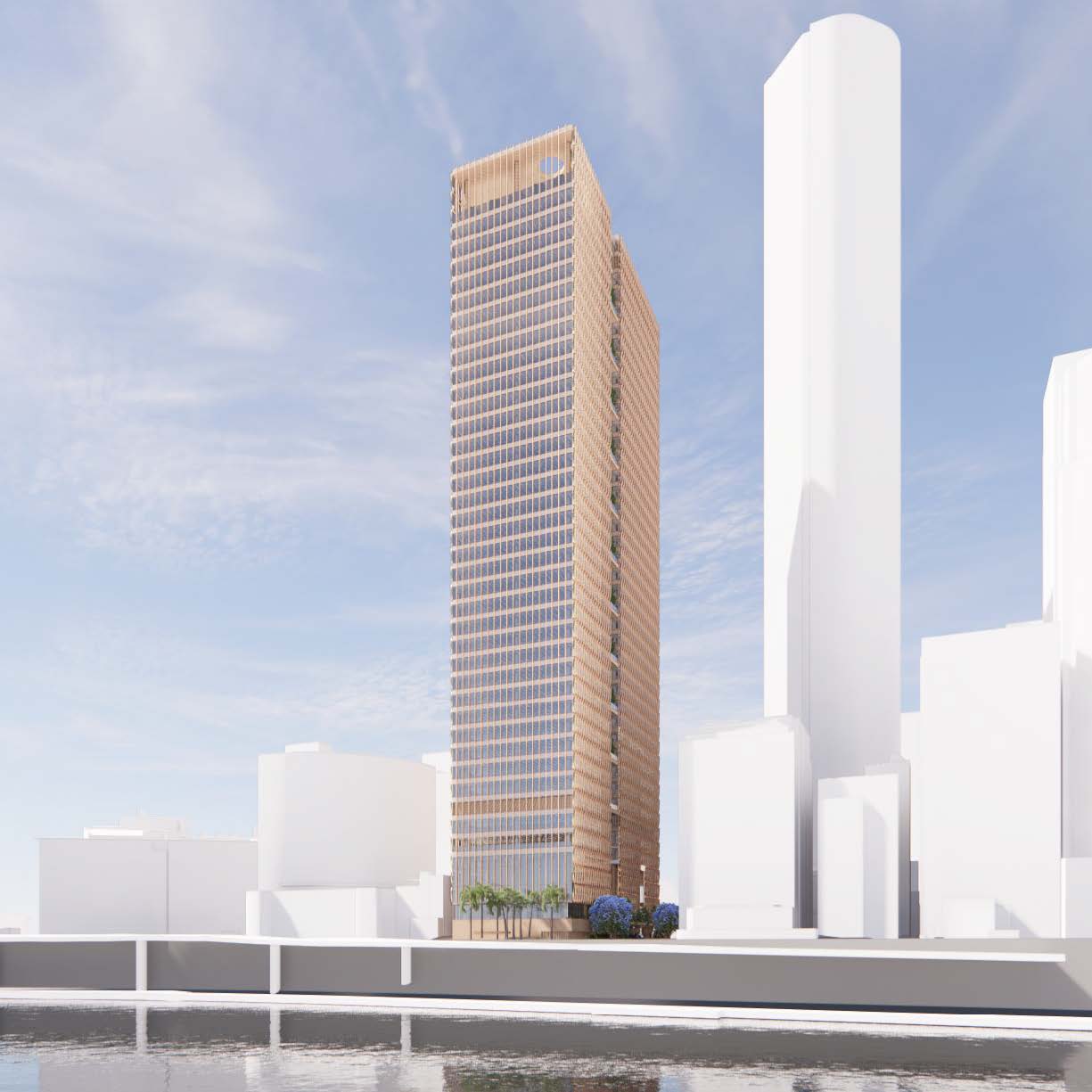 220720 - Project of the Week - 205 North Quay, Brisbane (RENDER - south-western view)