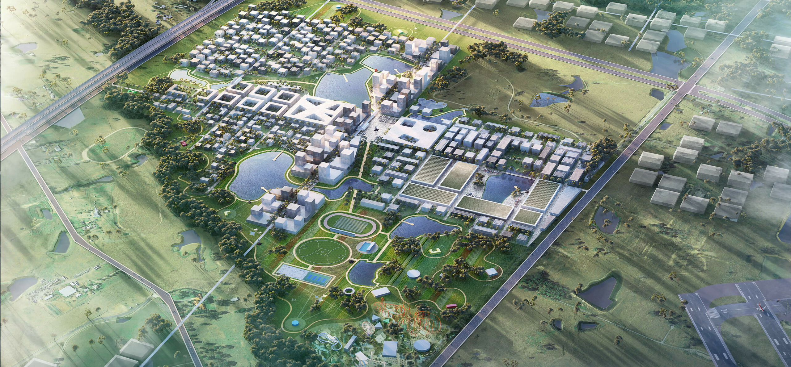 BHLs Northern Gateway precinct proposal adjoins the Nancy Bird-Walton Airport site in Western Sydney.