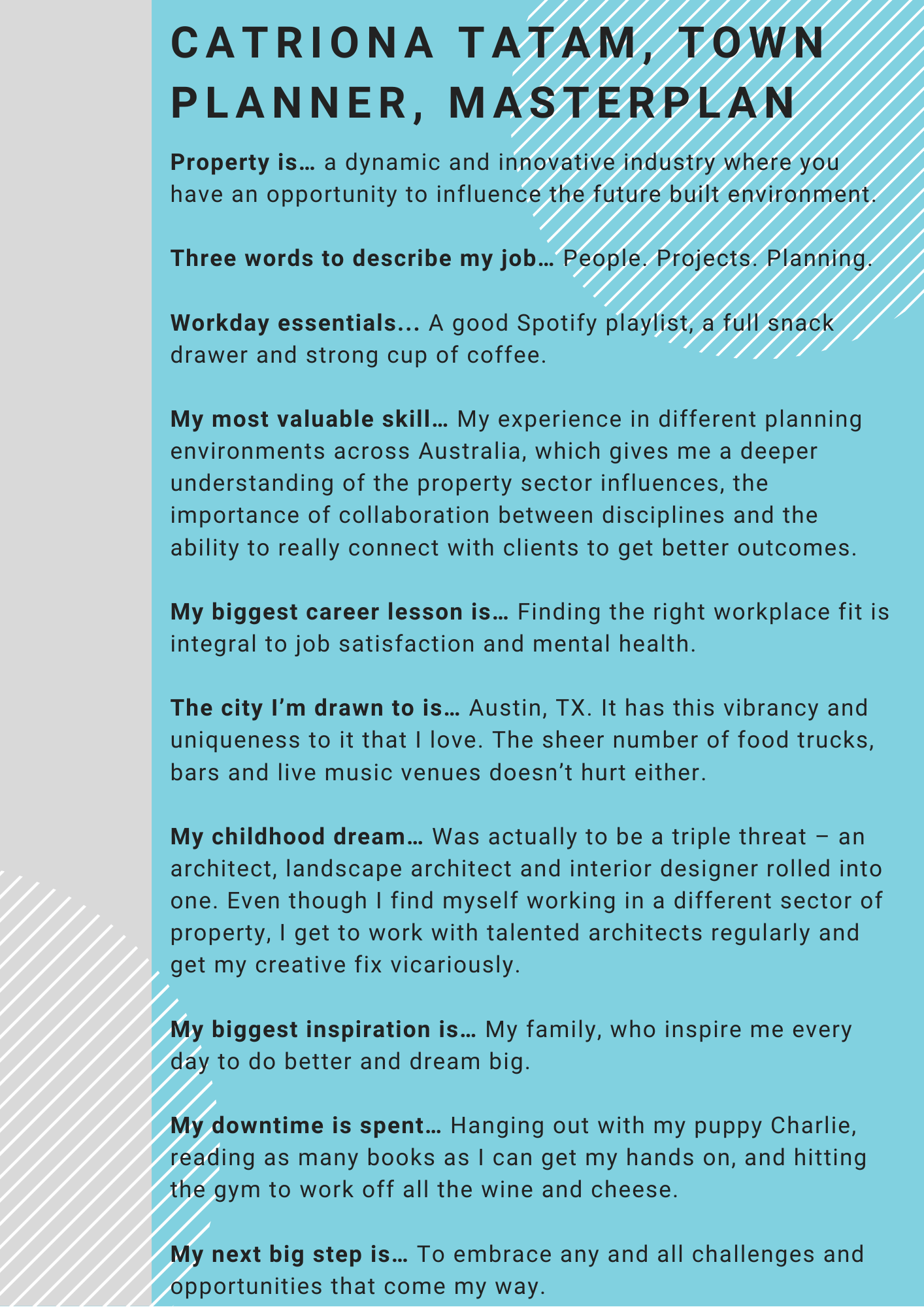 #IWORKINPROPERTY Interview - Catriona Tatam