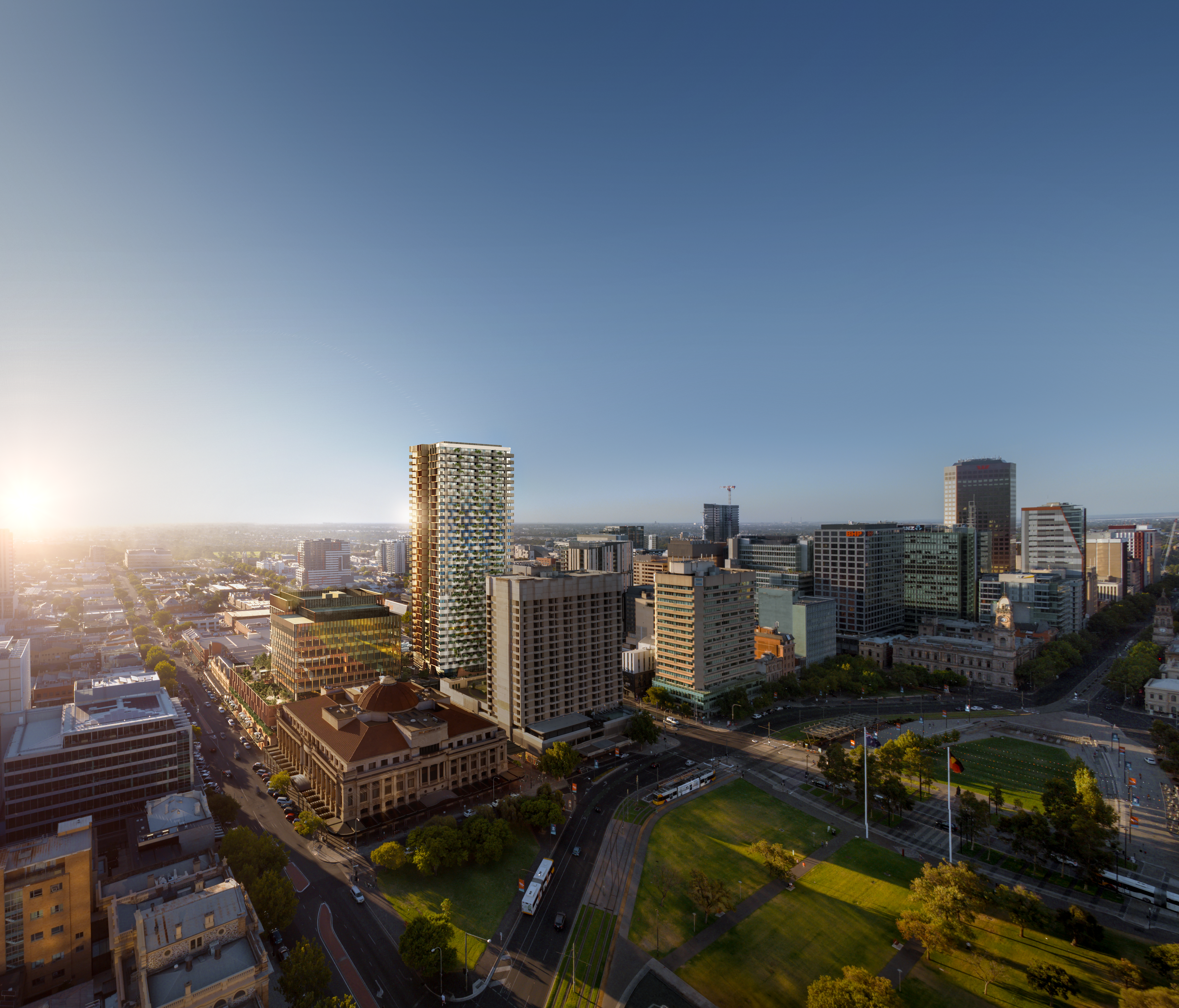 Market Square Aerial
