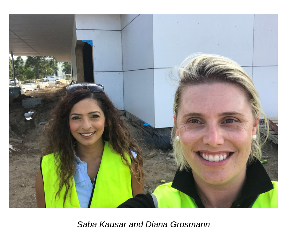 Saba Kausar and Diana Grosmann