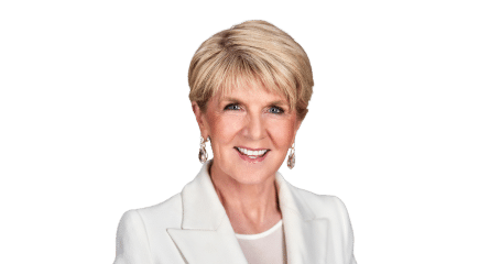 Photo of The Hon Julie Bishop, 38th Foreign Minister of Australia.