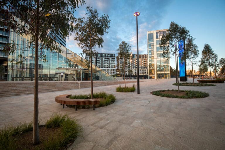 Green Square, Sydney - 22nd August 2018. Green Sqaure Library and Plaza.