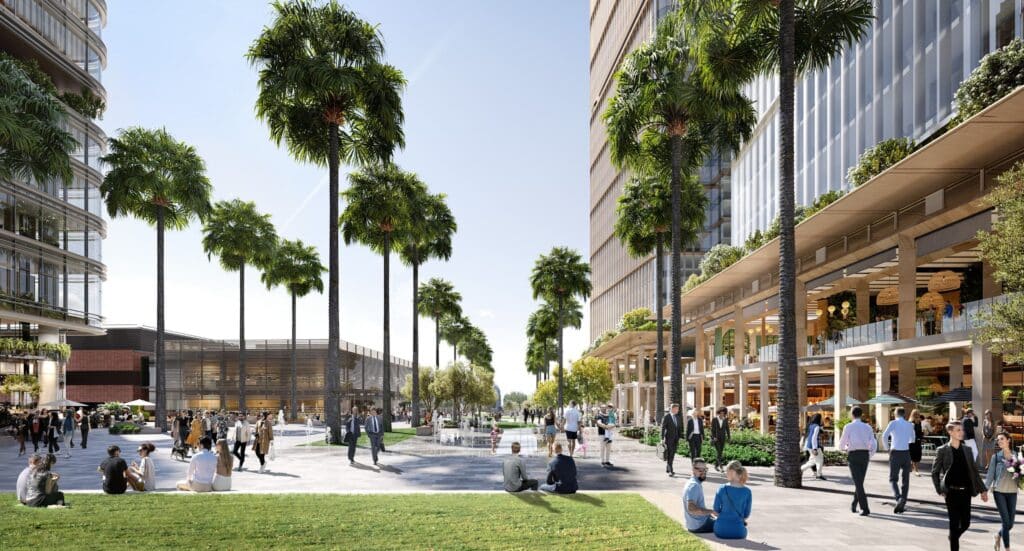 Artist impression of Blacktown quarter
