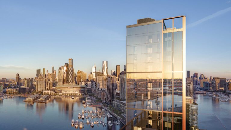 Artists render of Ancora at Collins Wharf