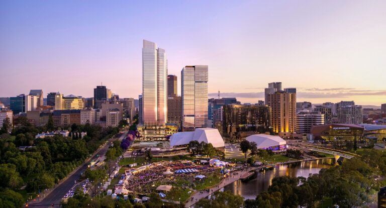 Rendering of Festival Plaza Tower 2 in Adelaide