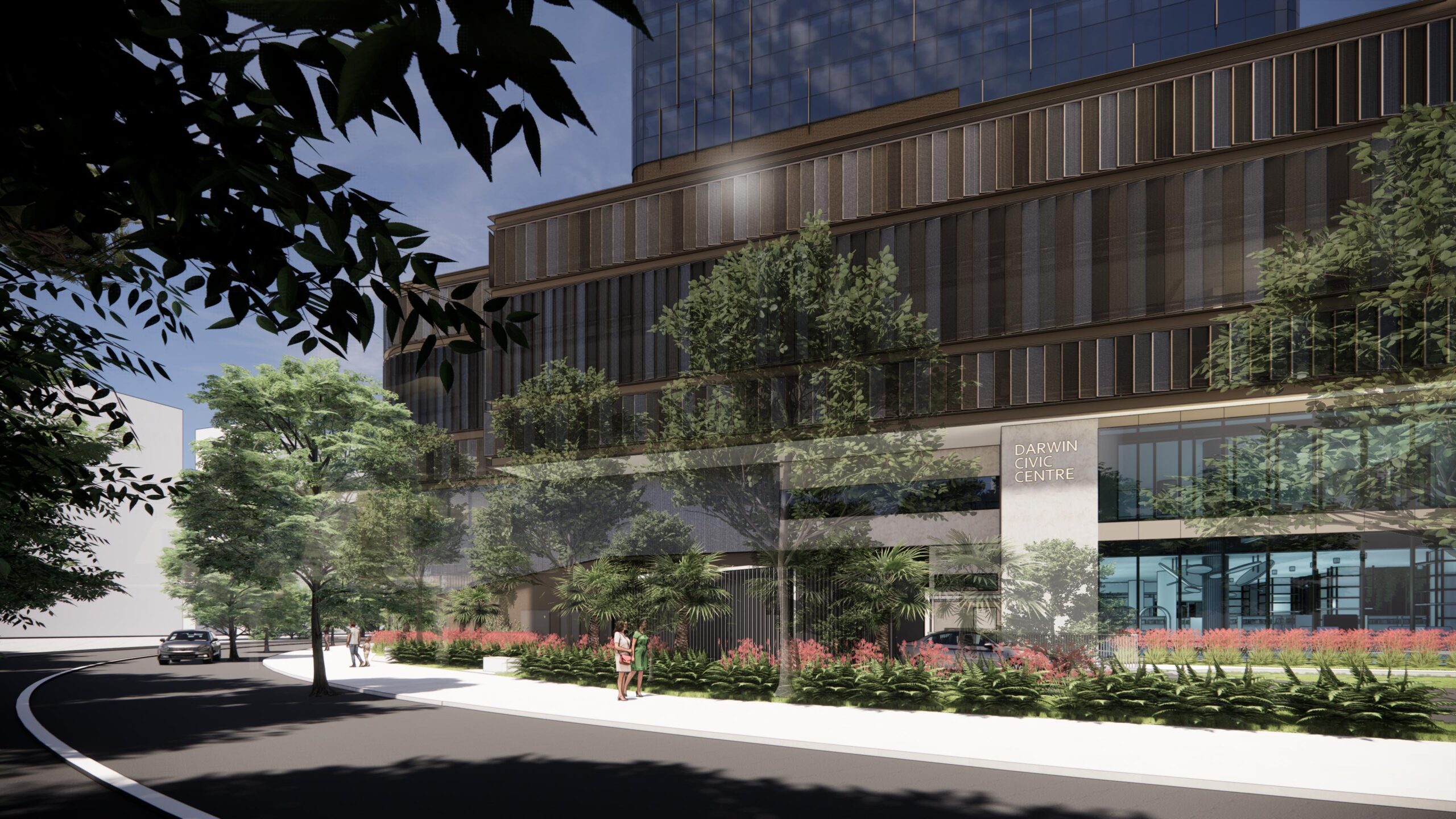 Darwin Civic Centre rendering