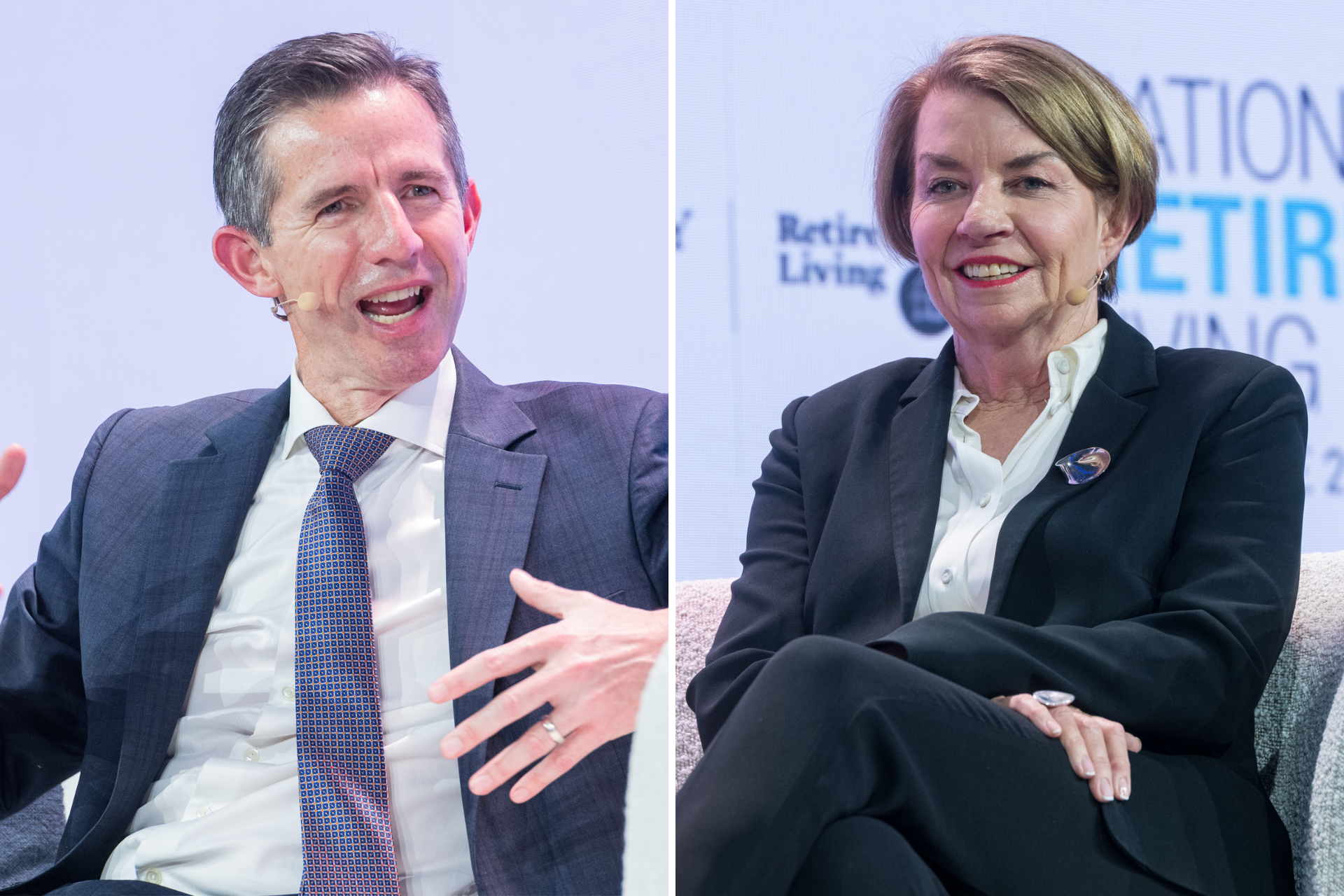 The Hon. Simon Birmingham and Anna Bligh AC at 2025 NRLS